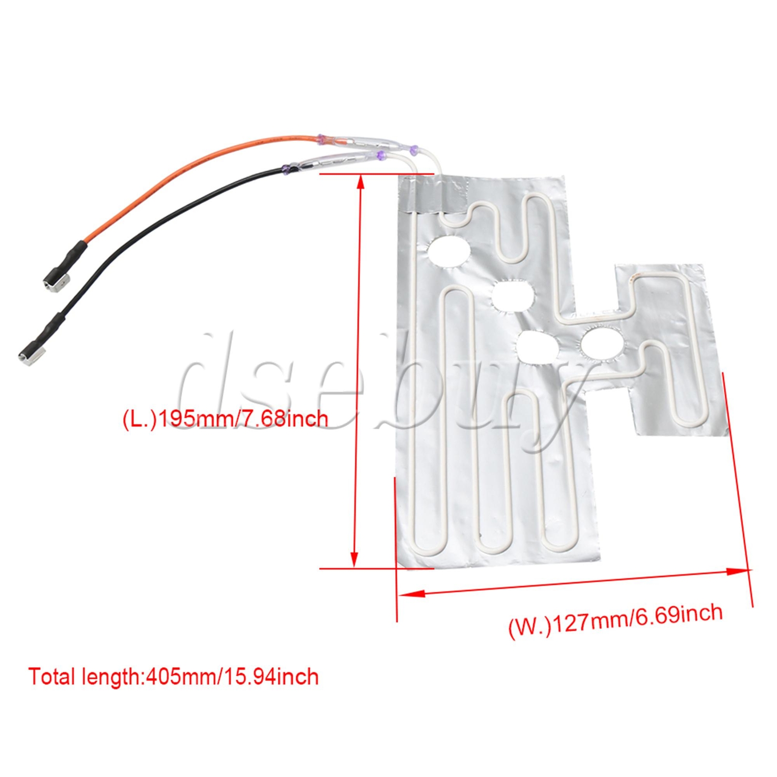 2Pcs Refrigerator Garage Heater Kit replacement for Frigidaire