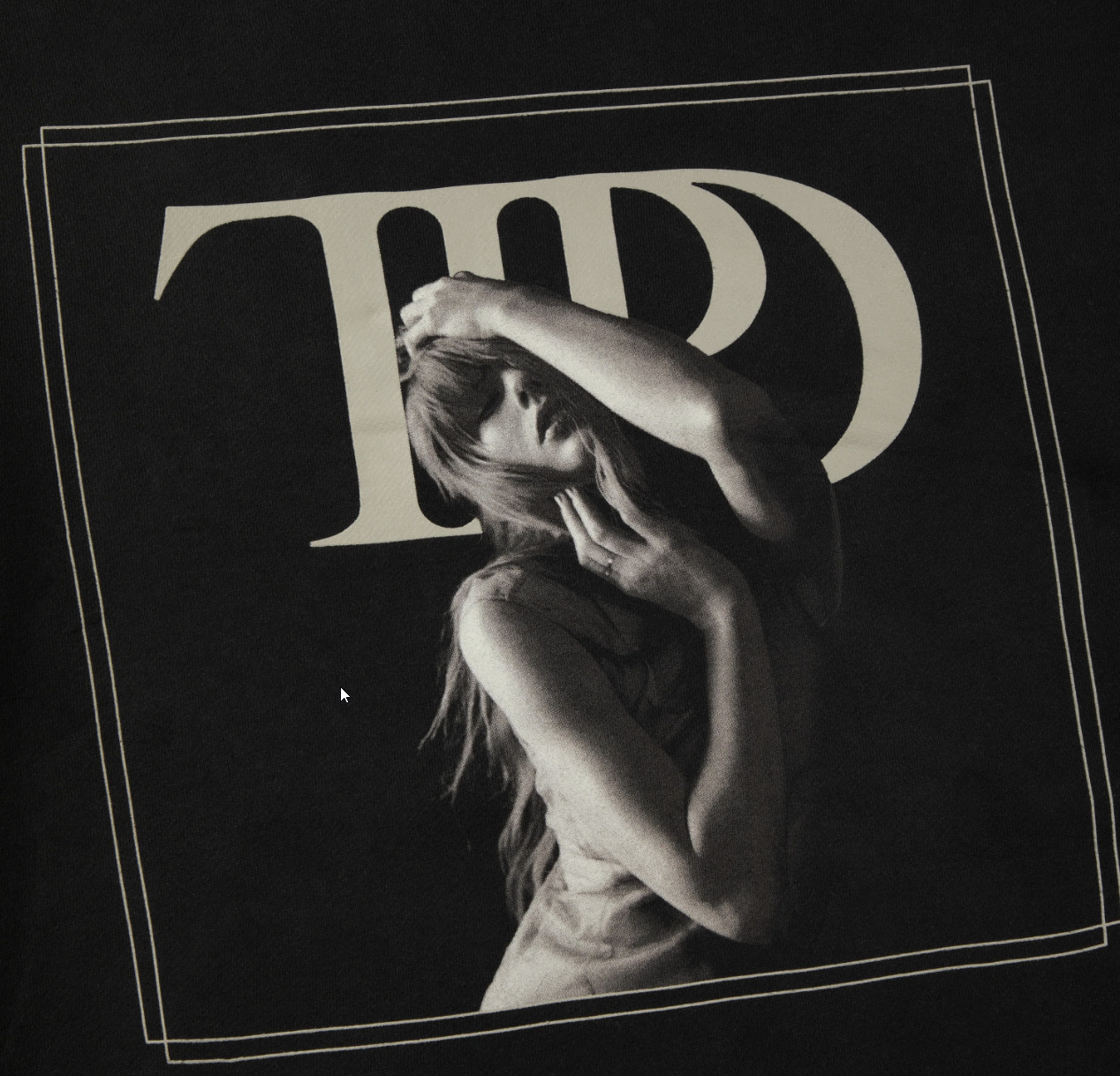 The Tortured Poets Department Spotify Exclusive Black Hoodie - XS image 5