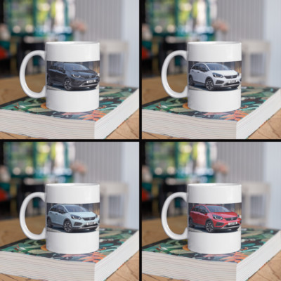 Personalisierter Honda Jazz Kaffeebecher Geschenk - Farbe wählbar - SCHNELLER VERSAND