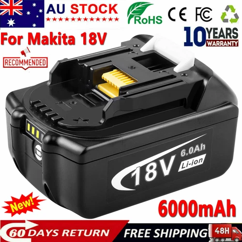For Makita 18v Battery 6.0Ah Li-Ion Cordless Multi Tool BL1860 LED BL1850 BL1830 - Picture 2 of 14
