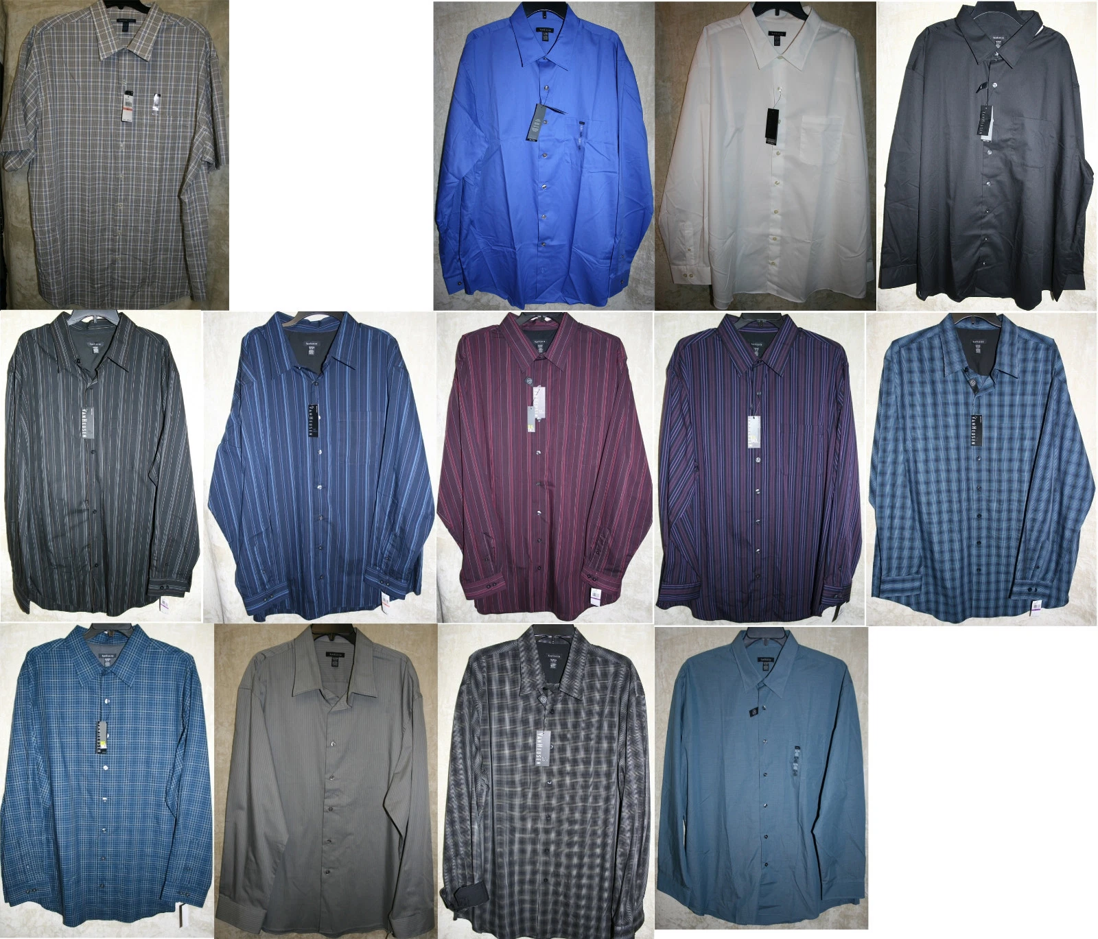 VANS NUOVA camicia VanHeu manica S L colori motivi 1 0 tasche bottoni fronte cotone