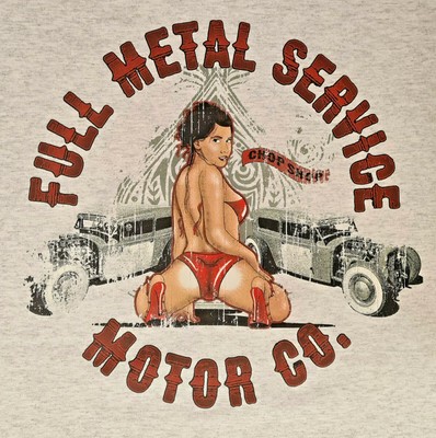 Sweatshirt FULL METALL, BIKER Hot Rod Dragster Route66 Oldschool PINUP 516