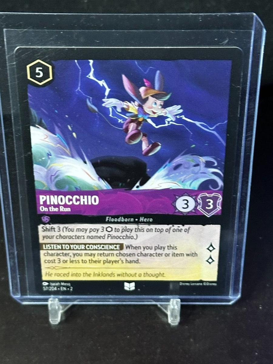 pinocchio lorcana card Amazon.com: MTG Decks & More Disney Lorcana Lilo & Stitch Deck - Lilo,  Stitch, Nani, Cobra Bubbles - Custom Built - Very Strong main image 1
