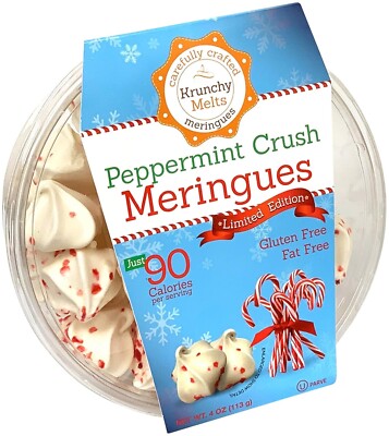 Guilt-Free Peppermint Crush Meringue Cookies | Fat-Free, 25 Flavors ...