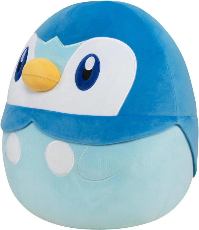 PELUCHE POKEMON SQUISHMALLOWS - TIPLOUF / PIPLUP (35CM) NEW