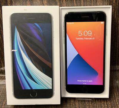  Apple iPhone SE (2020, 64GB) Model MHHG3LL/A (White) Tracfone
