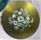 PAIR Sascha Brastoff Enamel on Copper Large 12" Concave Bowls MCM California — photo 3