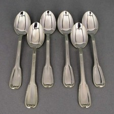 Moccal&ouml;ffel Blattrelief Silber 800 Italien