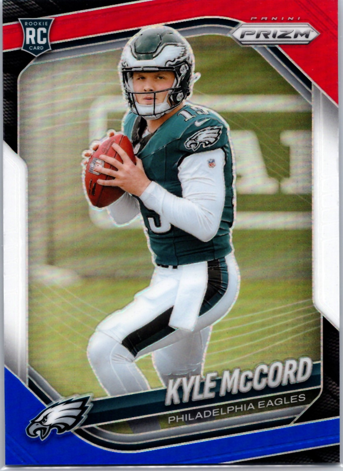 2025 Panini Prizm #377 Kyle McCord Red White and Blue