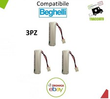 KIT 3 PZ BATTERIA DI  RICAMBIO ANTIFURTO BEGHELLI AA LI-ION 3,6 V SAFT LS14500