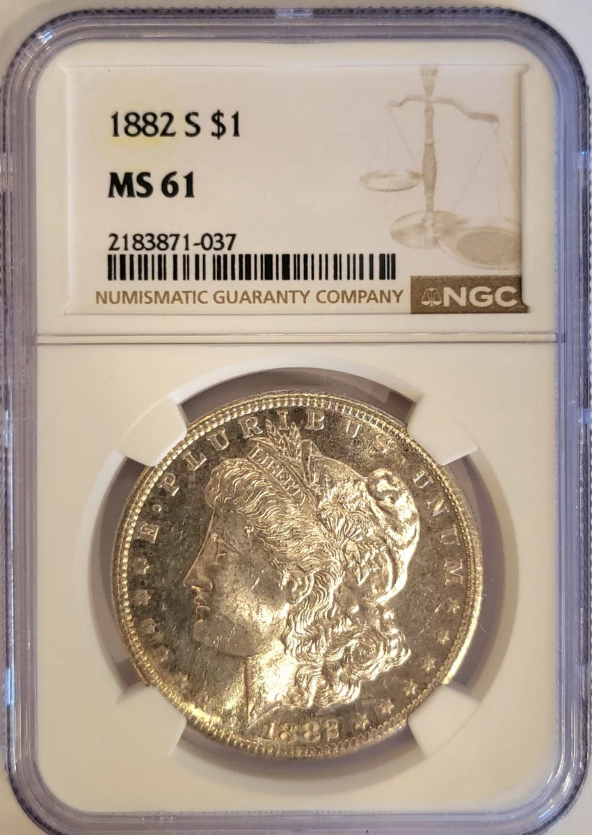 MS 61 Graded 1882 Year Morgan US Dollars (1878-1921) for sale | eBay