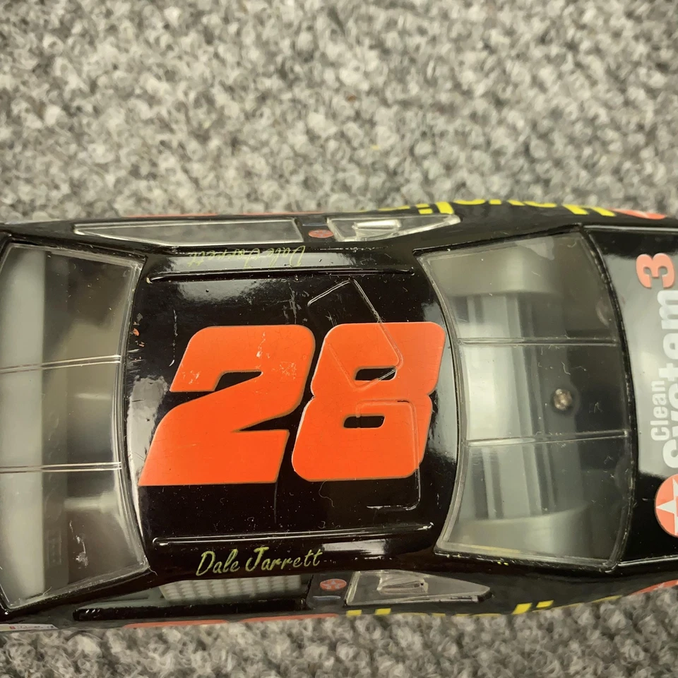 Vtg Dale Jarrett #28 Havoline Ford NASCAR 1:24 Diecast Texaco Thunderbird 90s - Image 4 of 4