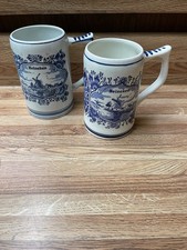 Tazze Heineken Delft Blue Beer Steins - Made in Holland