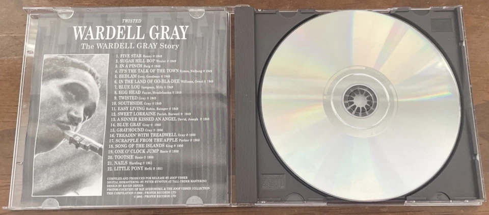 Wardell Gray - "Twisted The Wardell Gray Story" CD Rare OOP CD Proper Records UK - Image 3 of 4