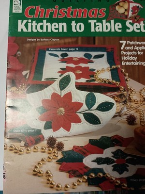 7 Patchwork & Applique Projects For Your Holiday Entertaining -C10