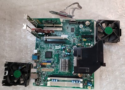 HP 462431-001 Motherboard Intel Core2 Quad Q8200 w/ 2x Fan + 2x Cards + Cable