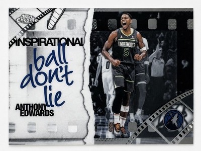 2025-26 Topps Chrome Anthony Edwards Inspirational #IP-5 Timberwolves