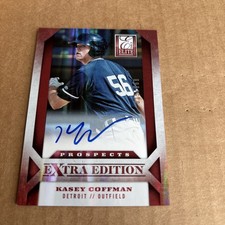 2013 Elite Extra AUTO SP /668 Kasey Coffman RC #171 Tigers Baseball Card (f5)