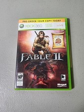 Fable II 2 Xbox 360 Pre-Order Store Display Box Case Only - *NO GAME* Rare Promo