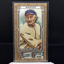 Honus Wagner Allen & Ginter 2025 Topps Baseball Card Mini Gold Border Pirates