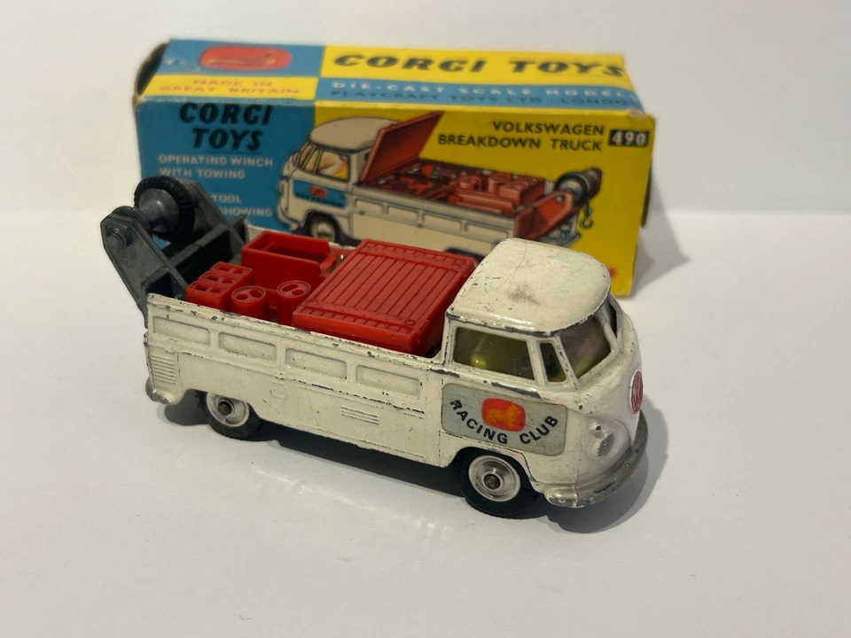 Corgi Toys 490 VW Breakdown Truck, Boxed Original Rare, Vinatge, 1960's - Image 2 of 4