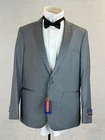 New Giorgio Fiorelli Men's Gray Formal Tuxedo Suit 44R 38X37 $695 NTW One Button