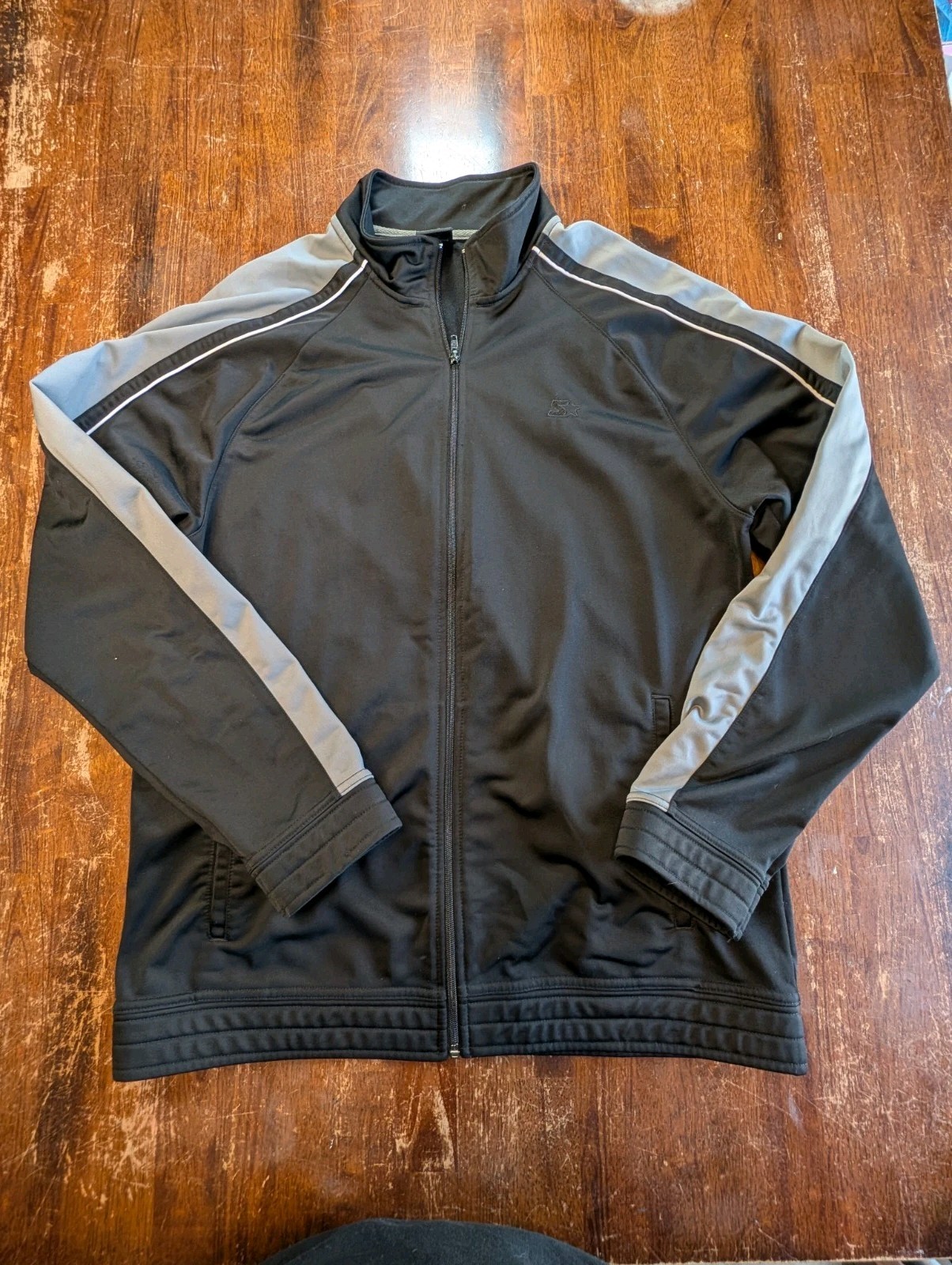STARTER Track Jacket FullZip Activewear Athletic … - image 1