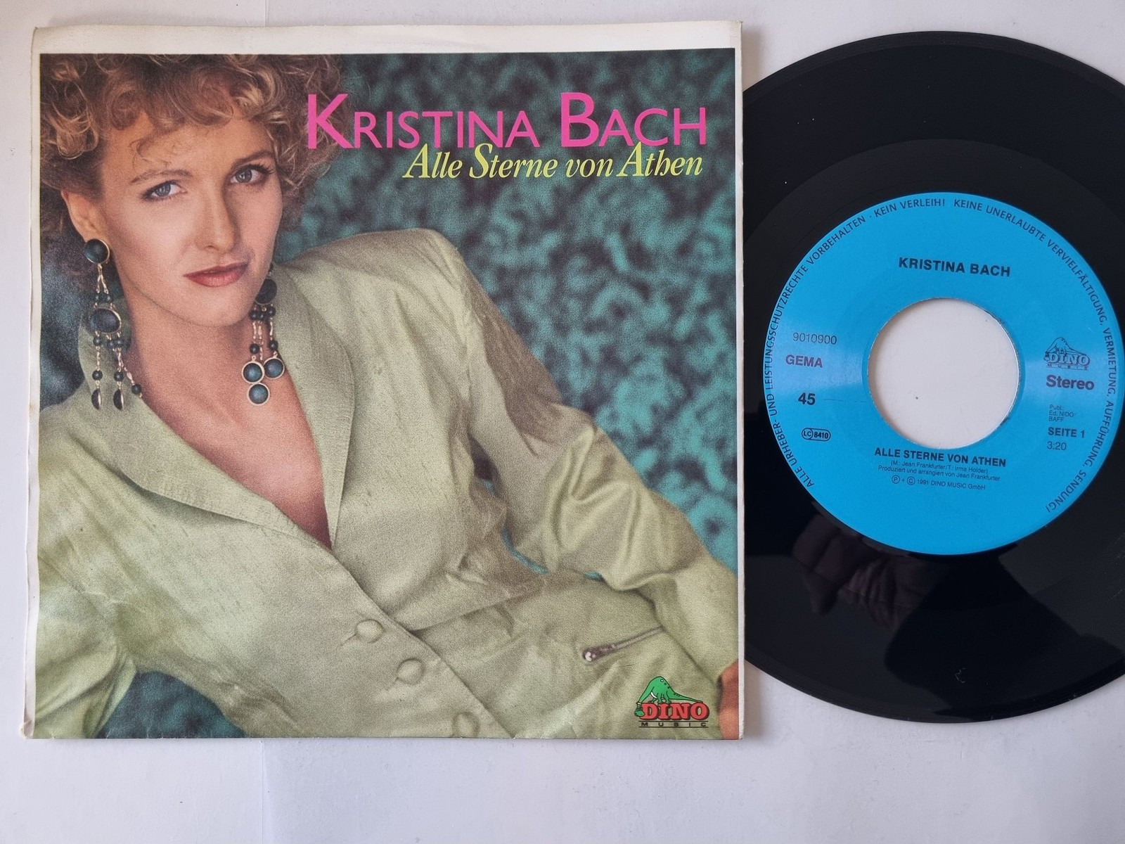 Kristina Bach - Alle Sterne Von Athen 7'' Vinyl Germany