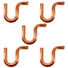 Appli Parts AP-PT138 1-3/8 in P-Trap Sifon CxC Sweat Copper pipe fitting connect