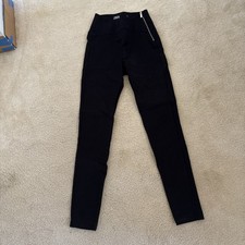 Zara Womens Pants Size XS Leggings Zip Ankle
