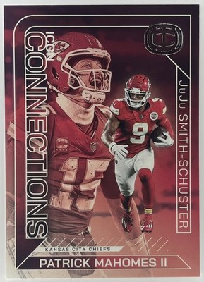 Panini 2025 Icon Collection Patrick Mahomes /JuJu Smith Schuster #IC-9 Chiefs 