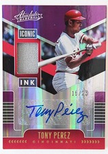 Tony Perez - 2020 Panini ICONIC INK  15/25 - GREAT AUTOGRAPH!!!!