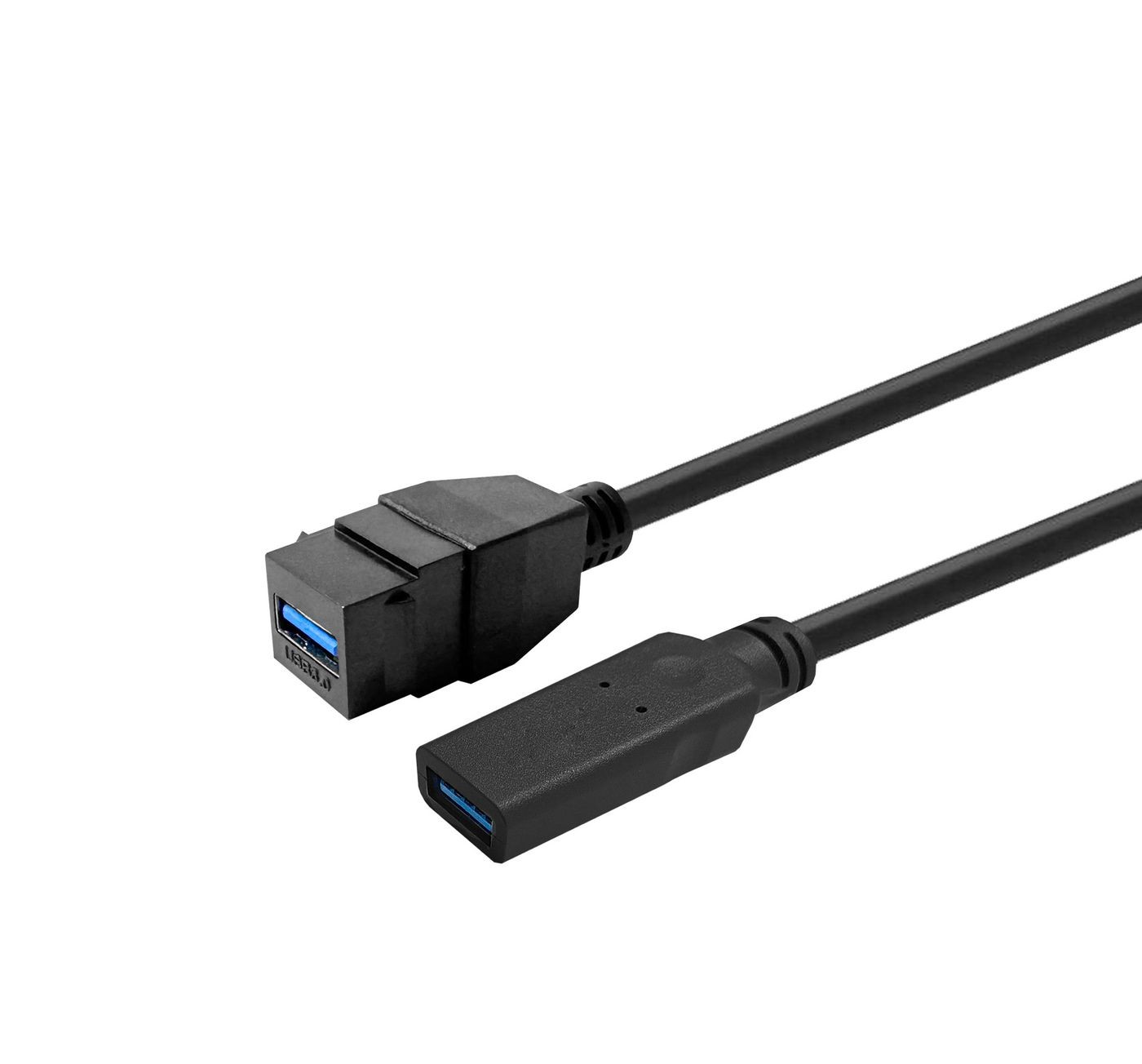 Vivolink PROKEYUSB3AFF02B Keystone Black USB3.0