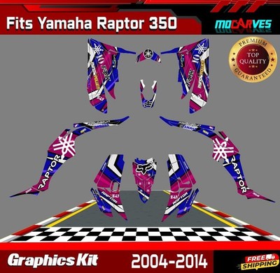 Graphics kit Premium for Yamaha Raptor 350 2004-2014 Decals Stikers 350 ATV