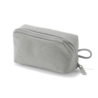Muji Wrinkle Nylon Wide Opening Pouch S 11 x 6 x 3,5 cm Japan Import