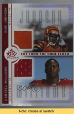 2005 Reflections Cut from the Same Cloth Cadillac Williams Rudi Johnson READ 0q3