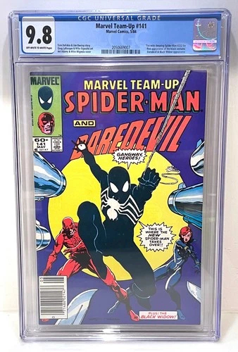 MARVEL TEAM-UP #141 CGC 9.8 Spider-Man 1984 Newsstand - KEY HIGH GRADE BOOK