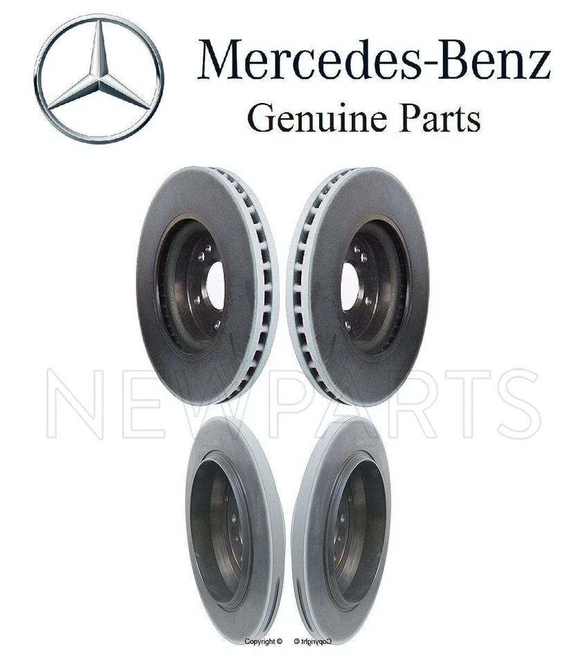 Передние и задние тормозные диски для Mercedes-BENZ ML350 2006-2011 годов выпуска с комплектом колодок оригинальные - Изображение 2 из 4