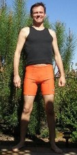 TRI Unisex Triathlon Shorts - Orange 2XL