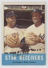 1963 Topps Star Receivers ( ) Earl Battey Elston Howard #306 0m3l