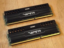 Patriot Viper 3 Black Mamba 16GB 2x8GB DDR3 PC3-15000 1866MHz DIMM 240-Pin RAM