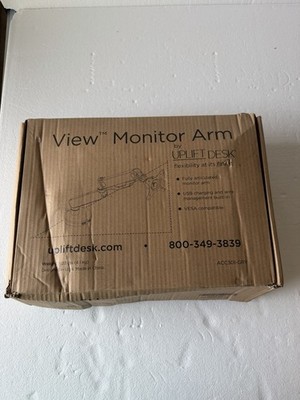 UPLIFT Desk View Monitor ARM  For Single Monitor ACC301 - Gray in original box