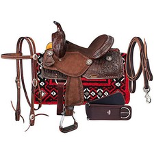 Silver Royal Youth Jackpot Barrel Saddle Pkg