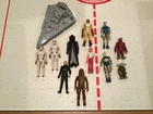 1977-1983 Vintage Kenner Star Wars Action Figure Lot 12 items figures & ship