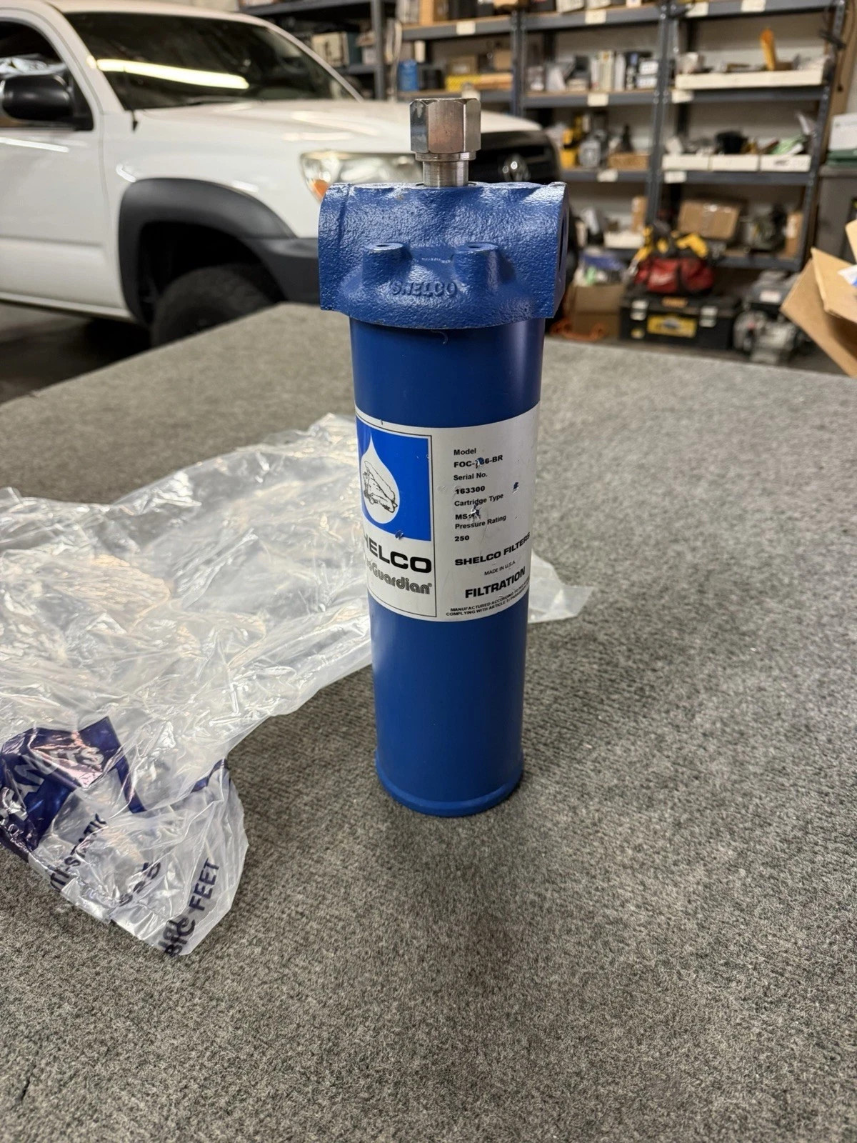 Shelco Micro Guardian FOC-786-BR Filtration 10" Cartridge Type Filter Housing