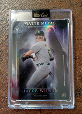 Jacob Wilson # 1/1  2026 Wild Card Matte Metal Athletics