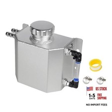 Radiator Overflow Tank, Coolant Radiator Tank, Expansion Tank Recovery 1L White