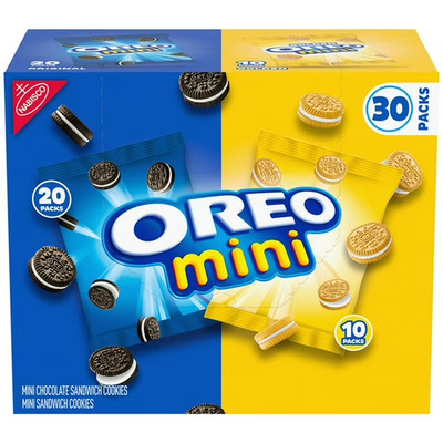 OREO Mini Mix Sandwich Cookies Variety Pack (1.5 oz., 30 pk.) Great Price