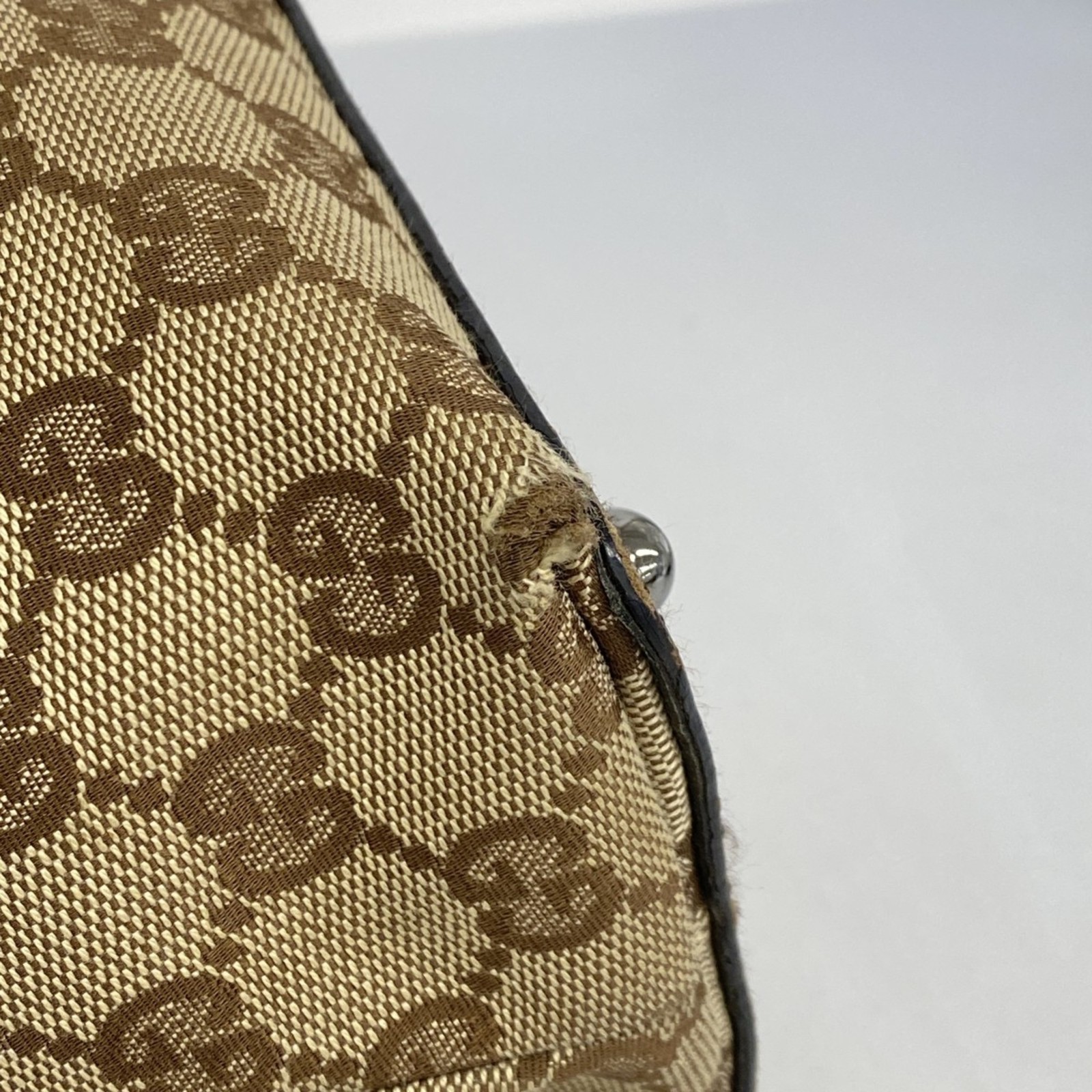 Gucci GG Canvas Tote Bag 120837 Brown Women's GZl1fccy thumbnail 8