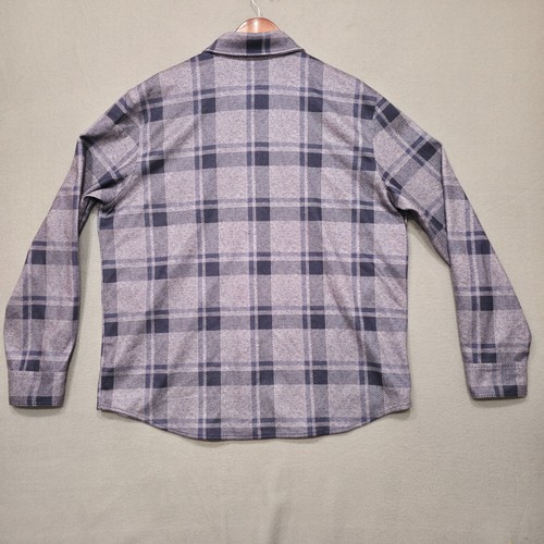 32 Degree Heat Men's Gray Plaid Button Up Long Sleeve Flannel Size XL - Picture 5 of 7